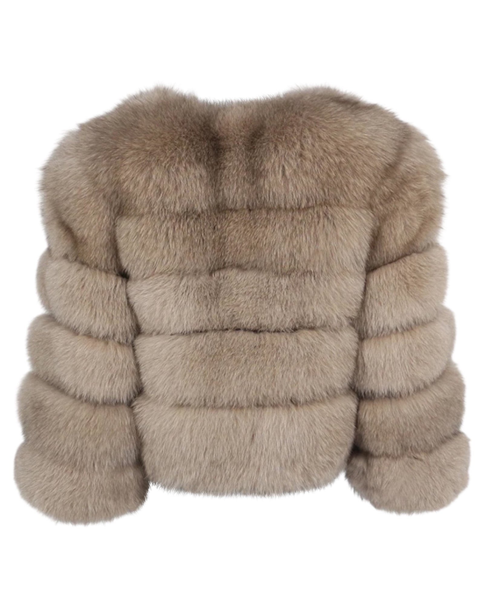 Pelzjacke 'Kiana' in hellbraun