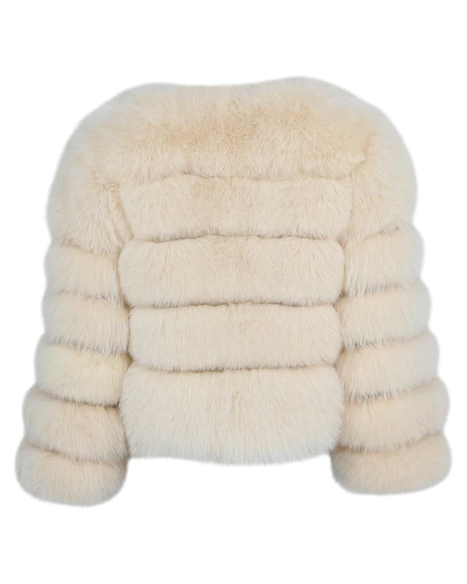 Pelzjacke 'Kiana' in creme