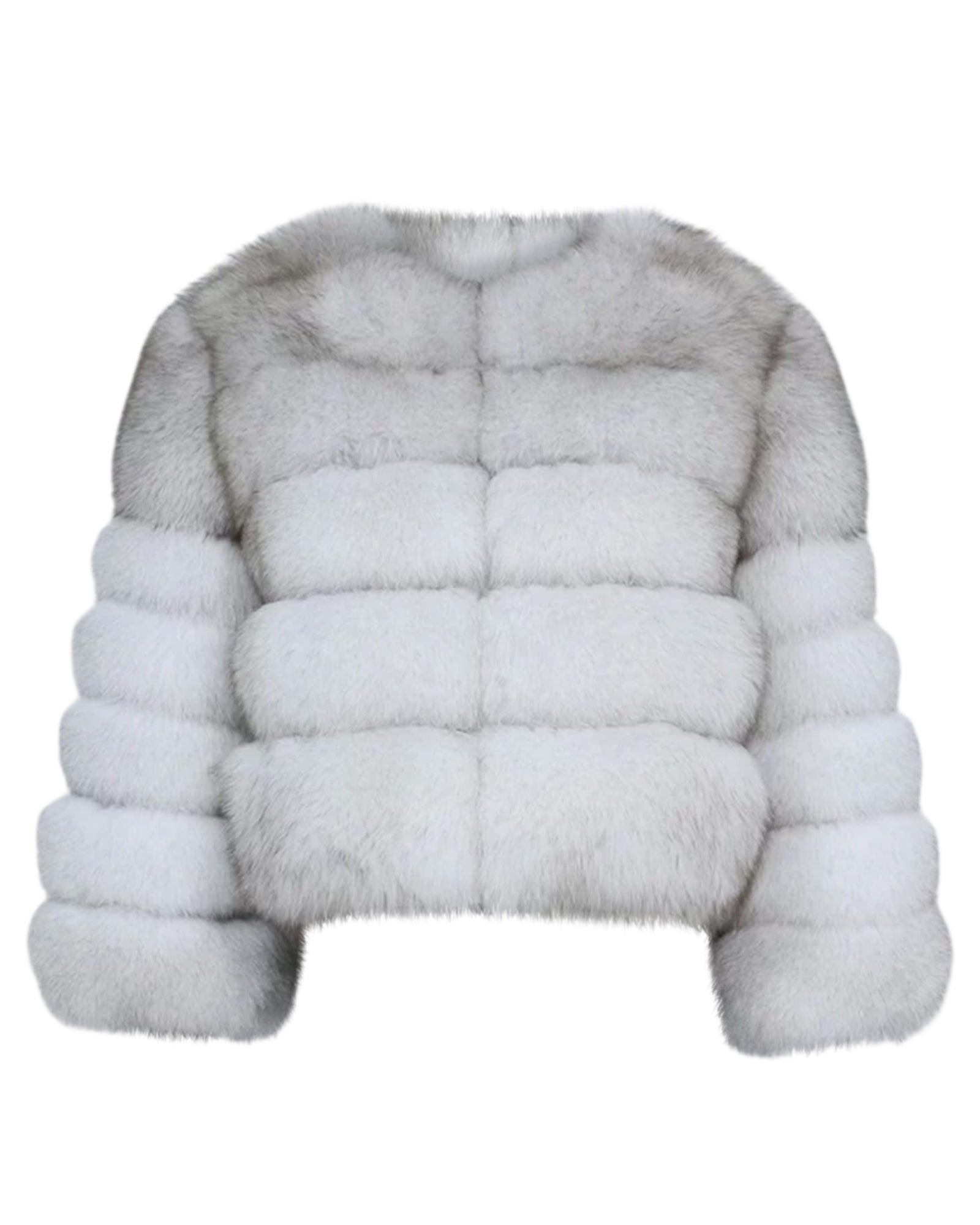 Pelzjacke 'Kiana' in weiss
