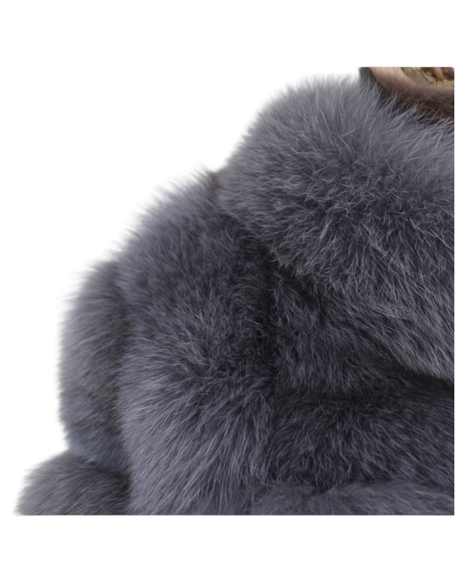 Pelzjacke 'Aurora' in grau
