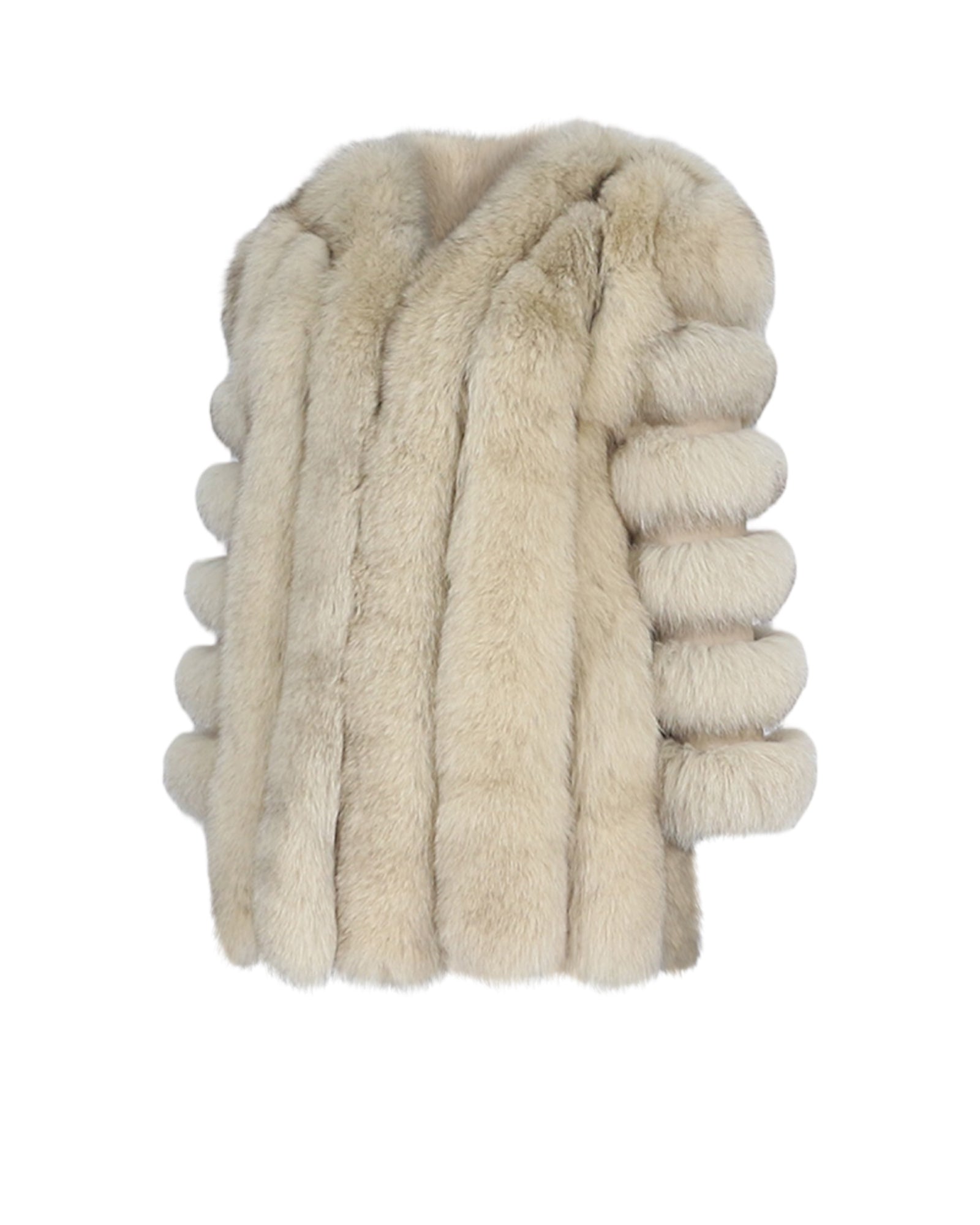 Pelzjacke 'Sara' creme