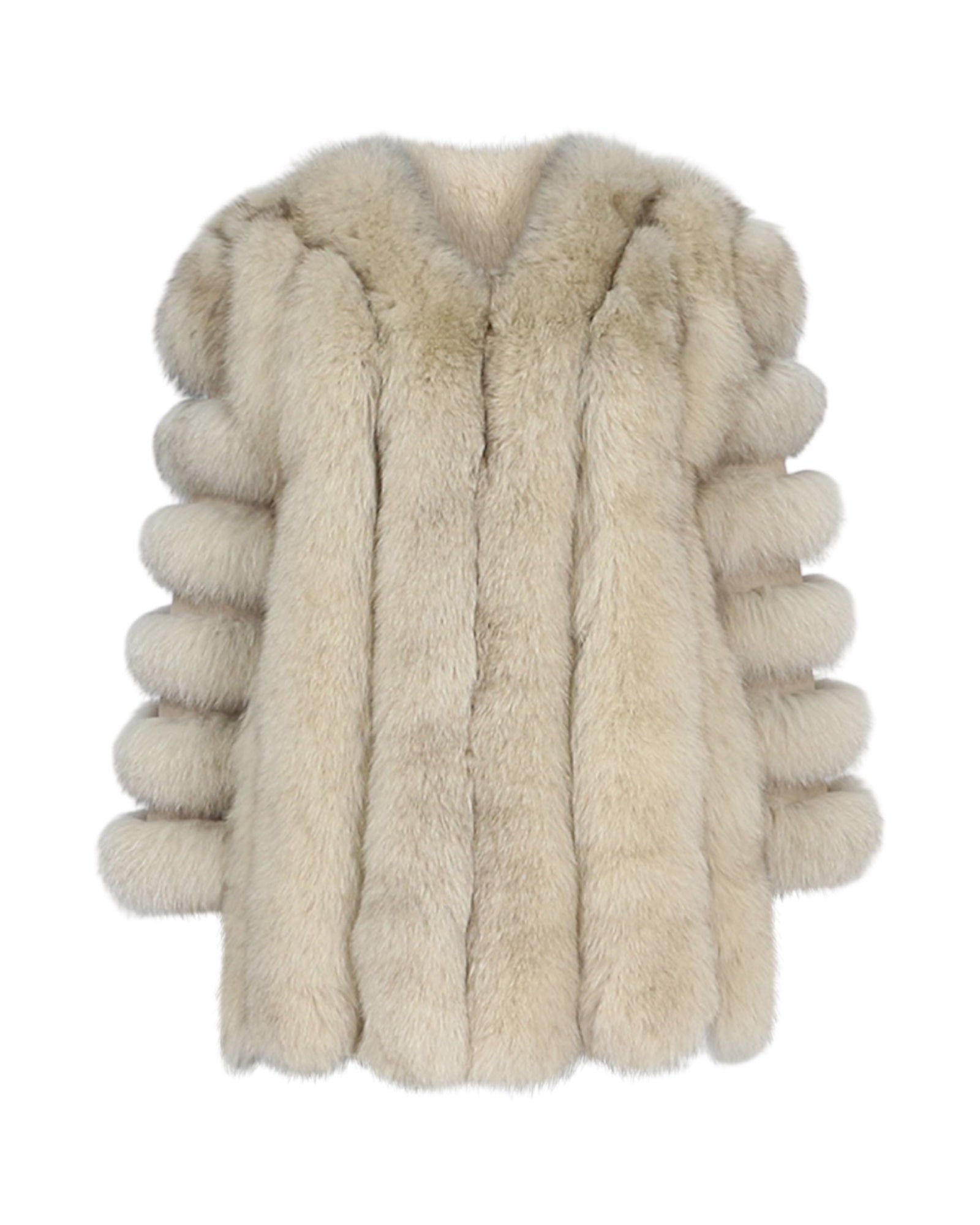 Pelzjacke 'Sara' creme