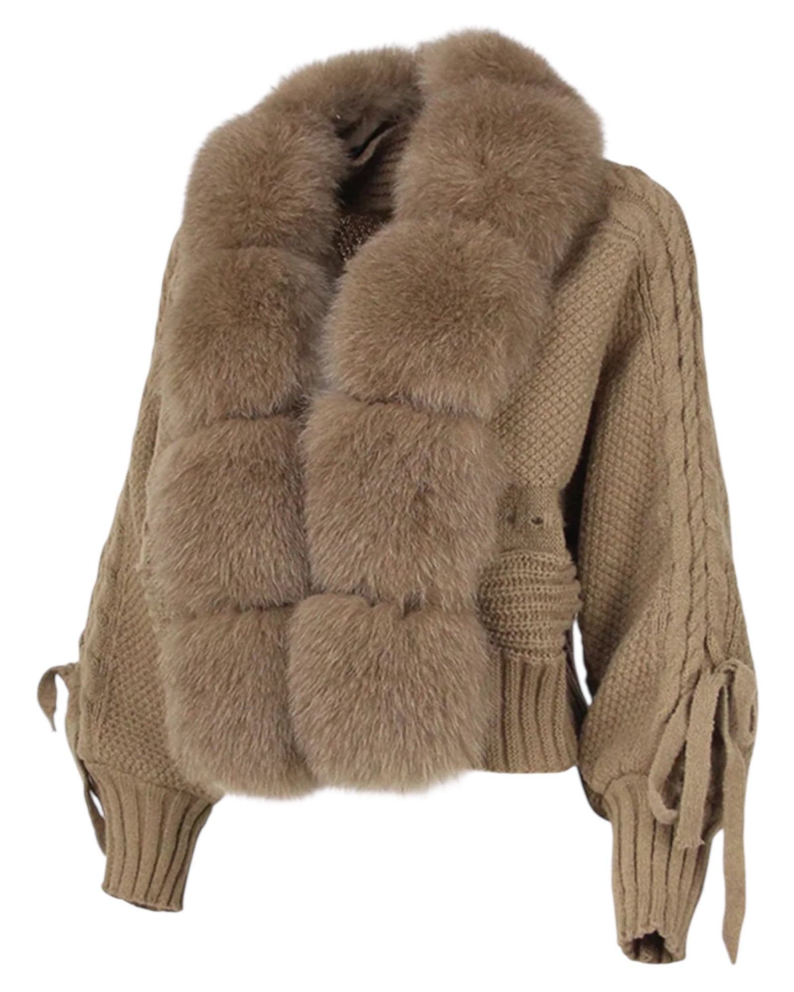 Cardigan 'Gigi' hellbraun