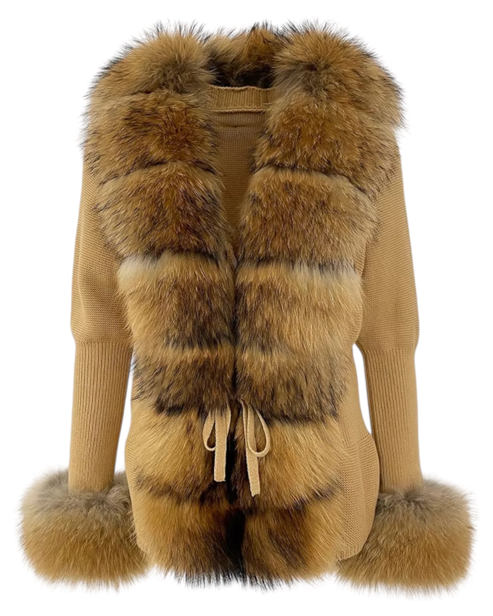 Strickjacke 'Mimoza' camel