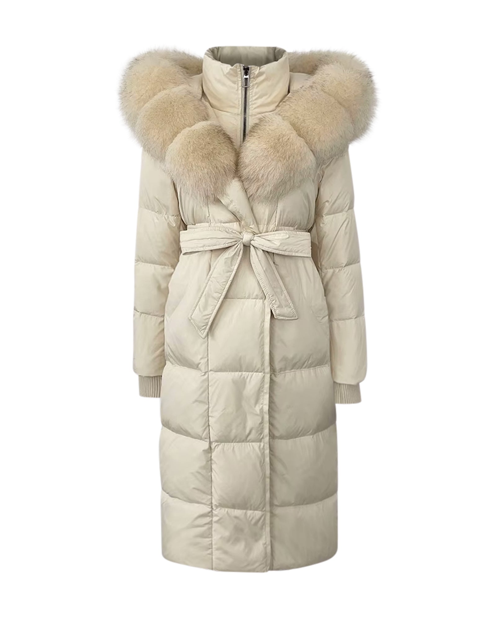 Daunenmantel 'Caro' creme