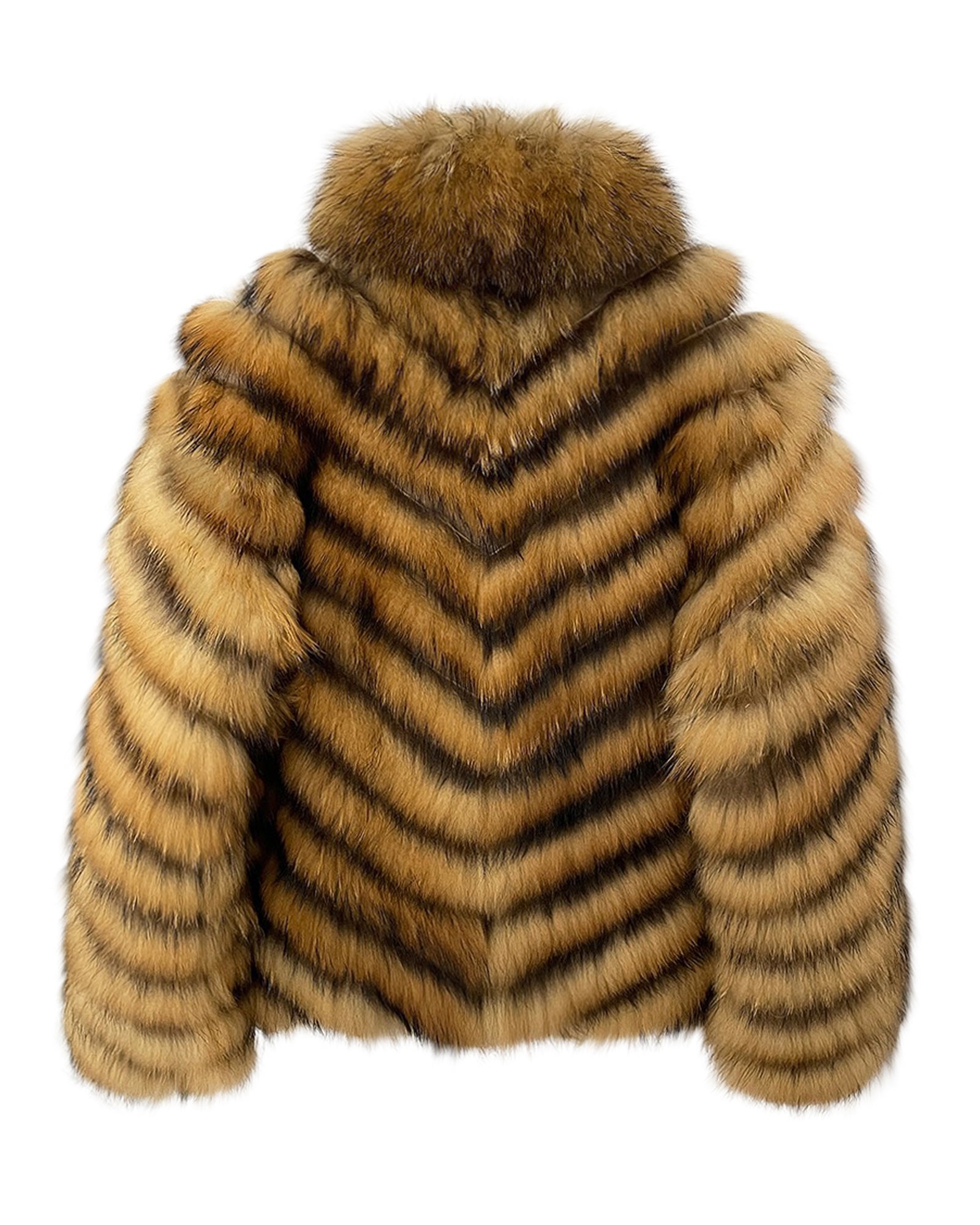 Fur jacket 'Kiana' in brown