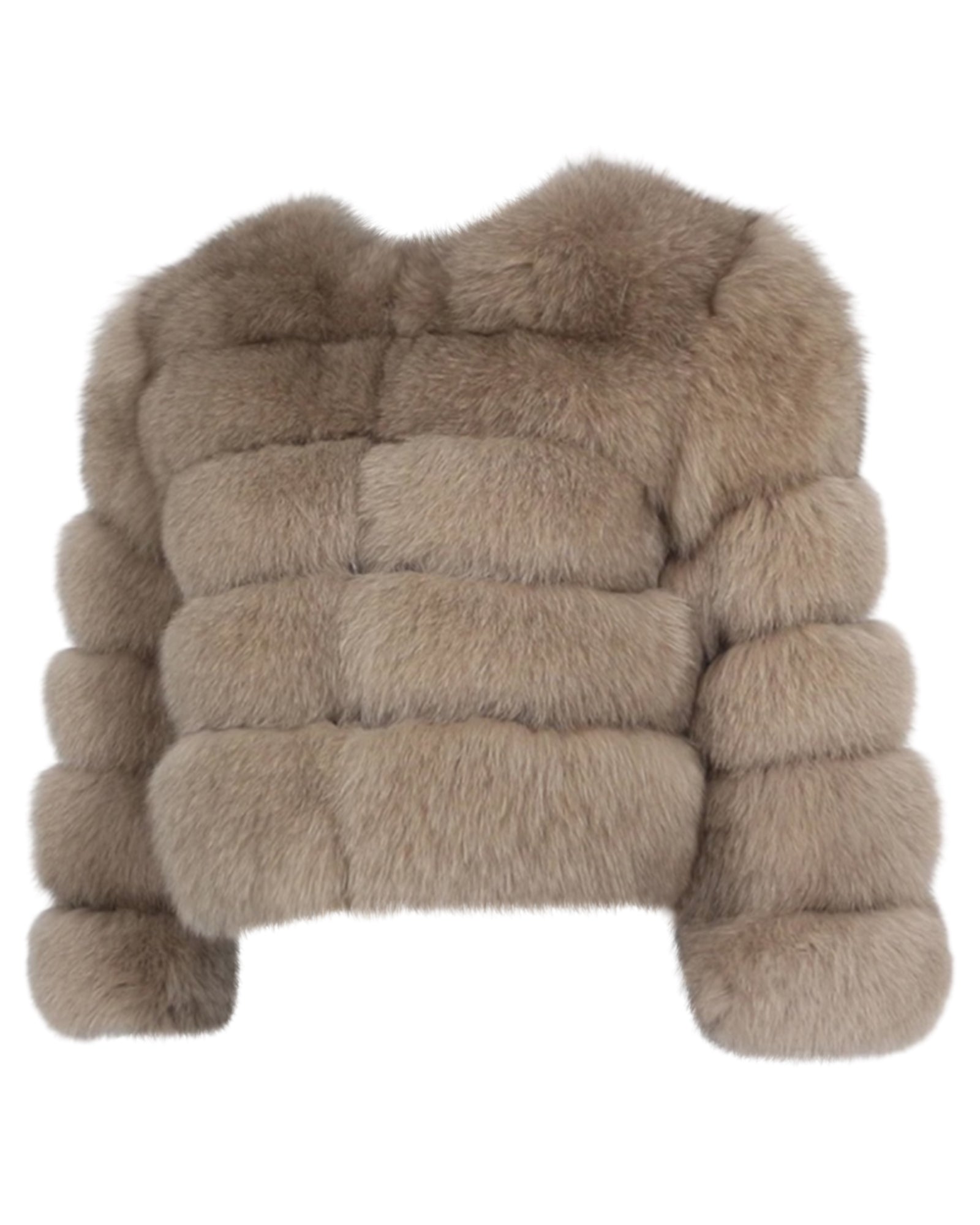 Pelzjacke 'Kiana' in hellbraun