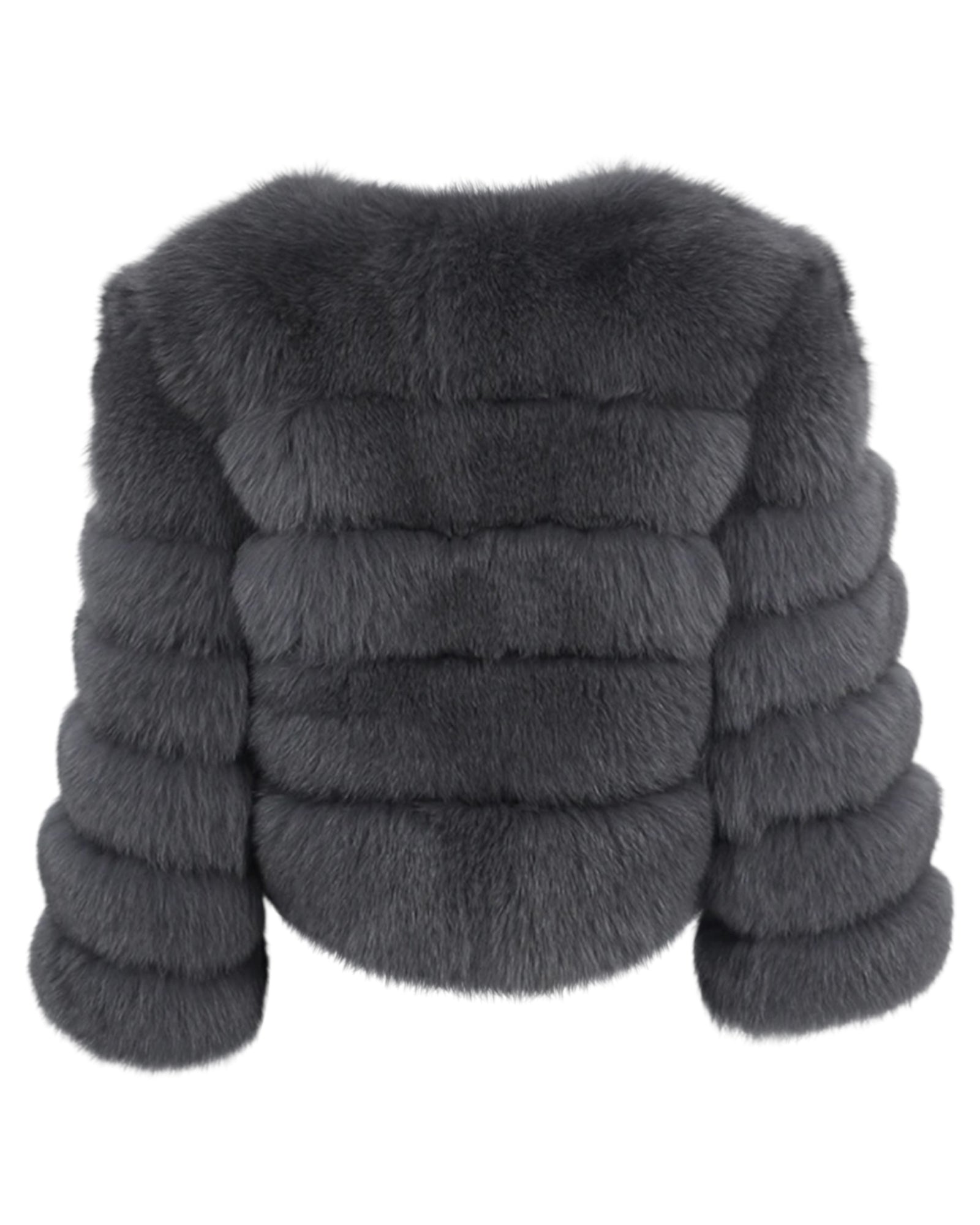 Pelzjacke 'Kiana' in grau