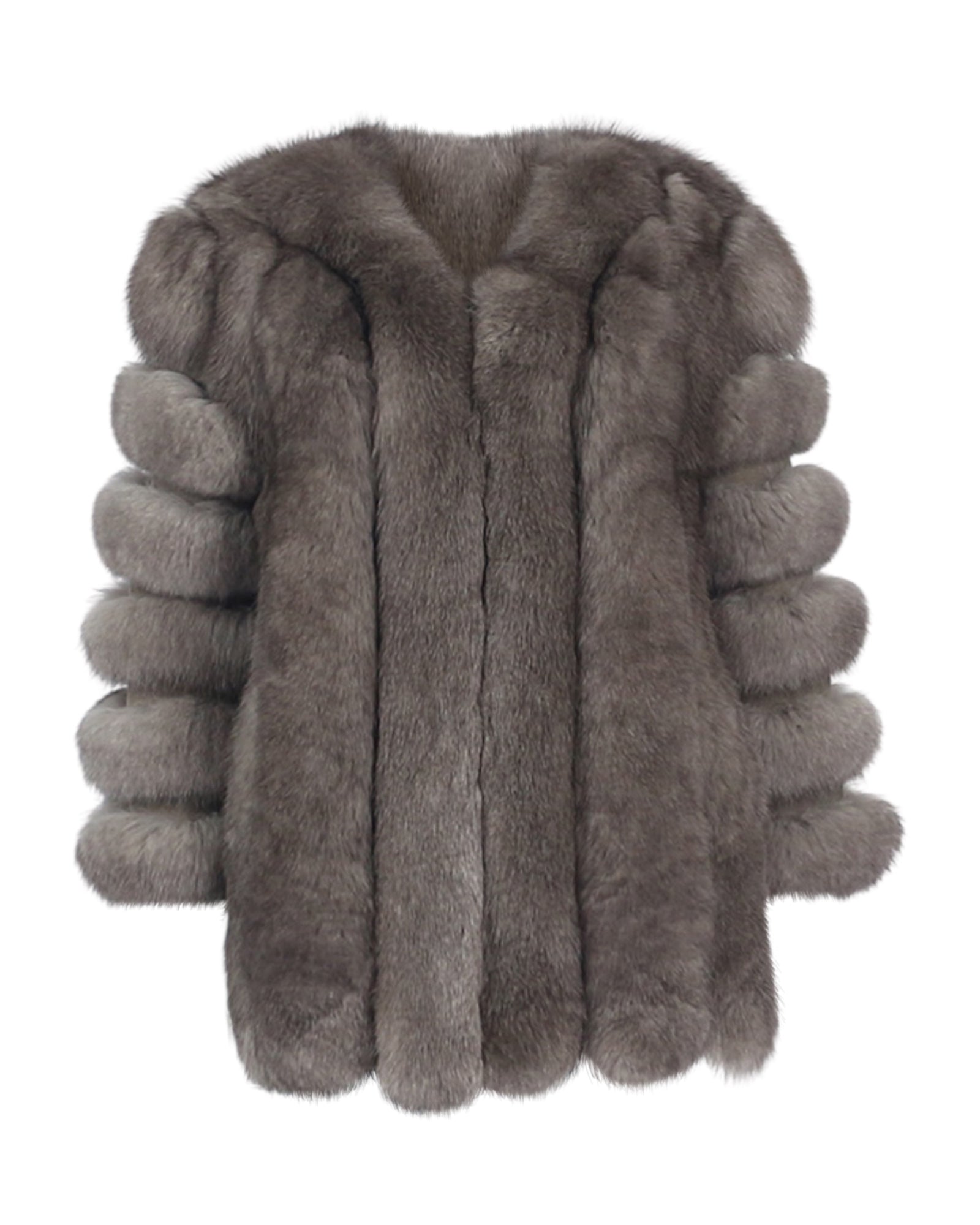 Pelzjacke 'Sara' braun