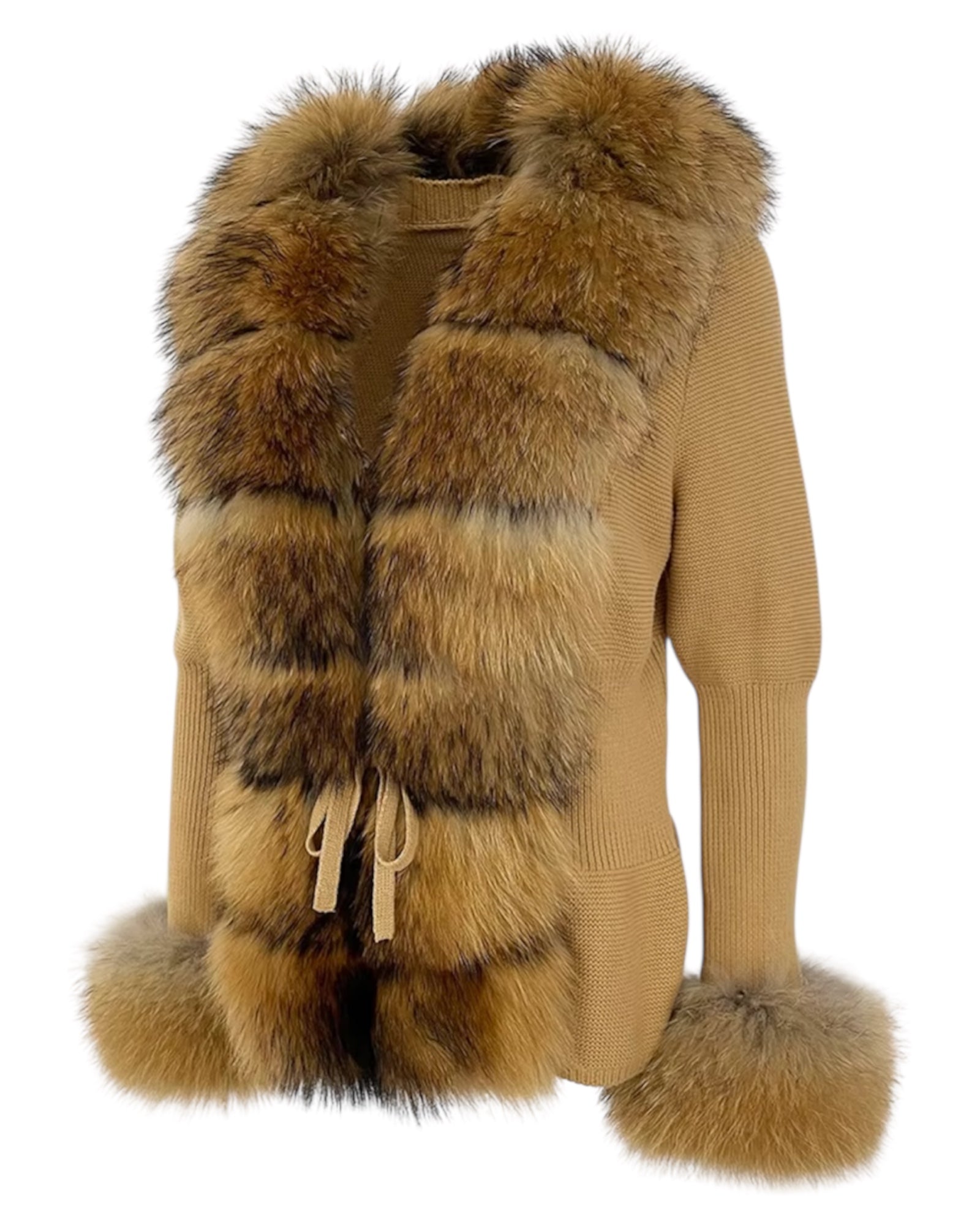 Strickjacke 'Mimoza' camel