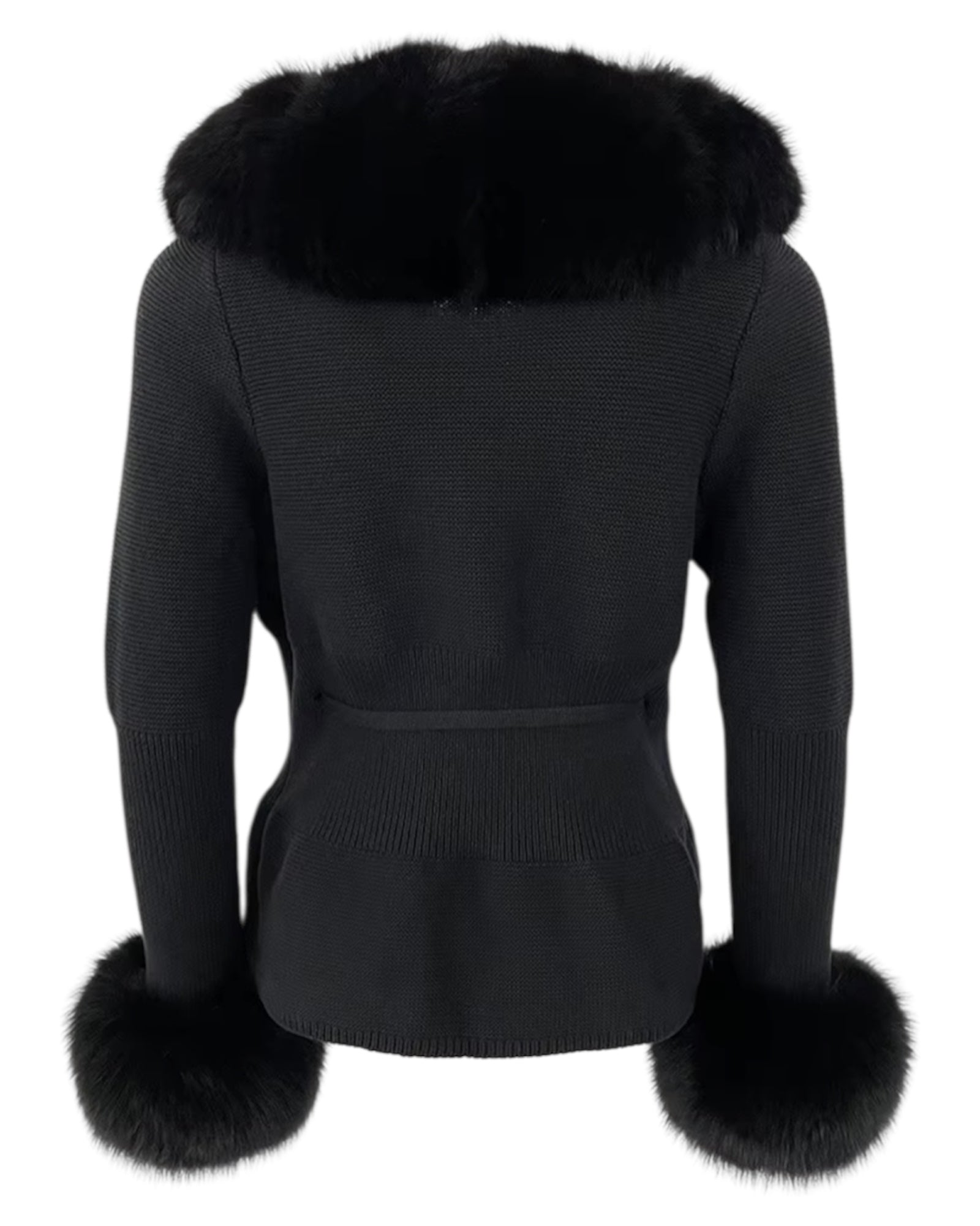 Strickjacke 'Mimoza' schwarz