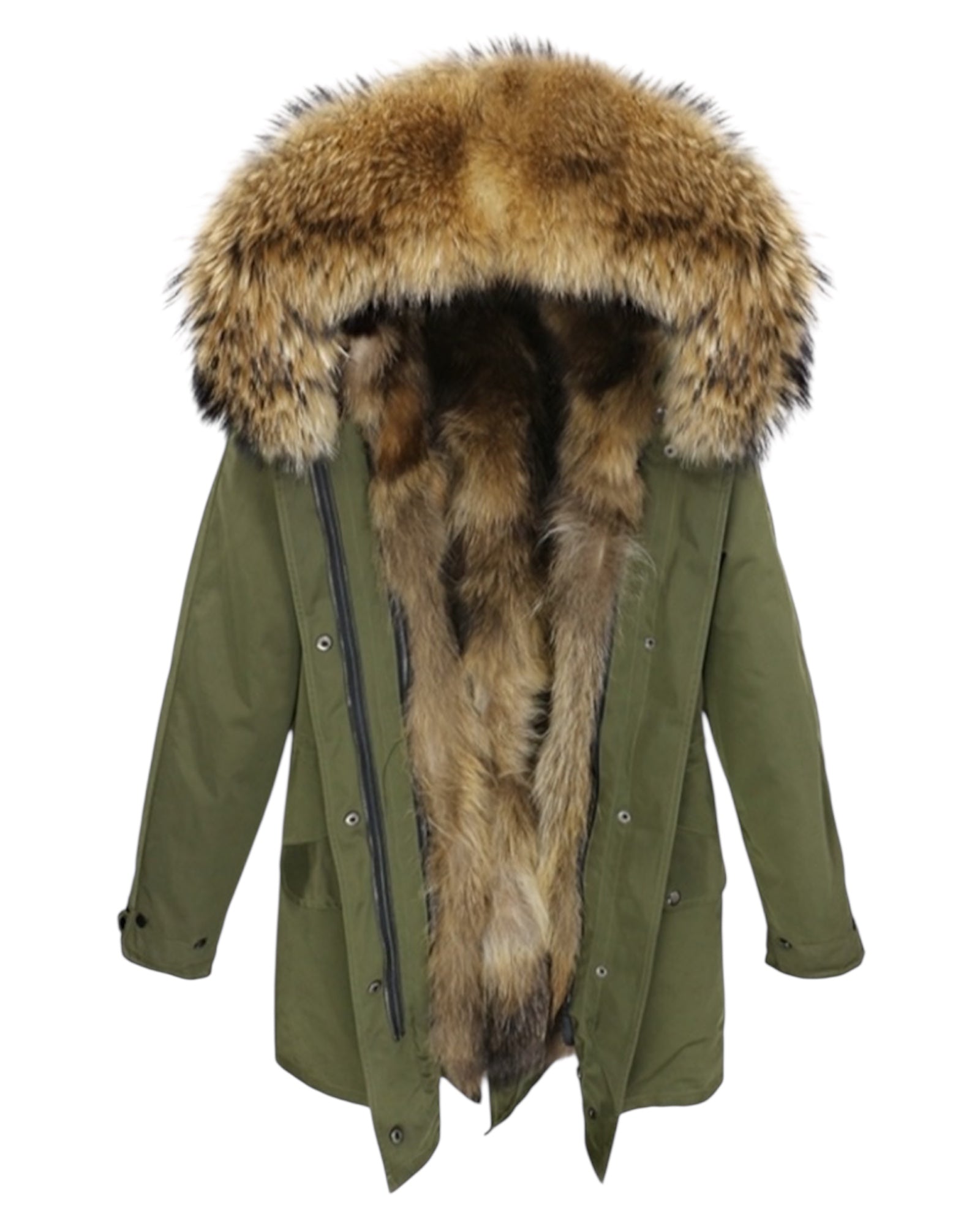 Luxury Parka in khaki