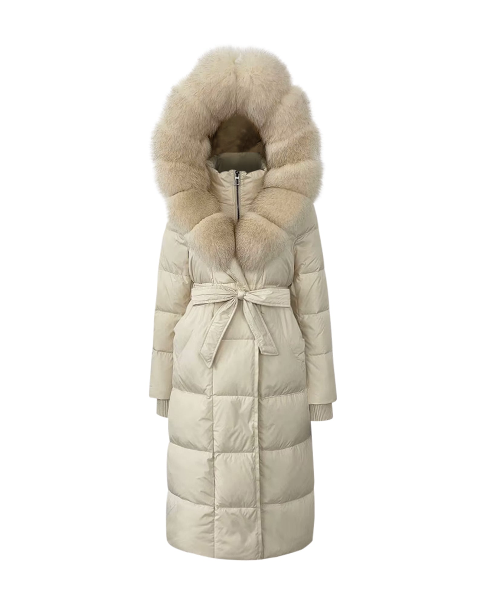 Daunenmantel 'Caro' creme