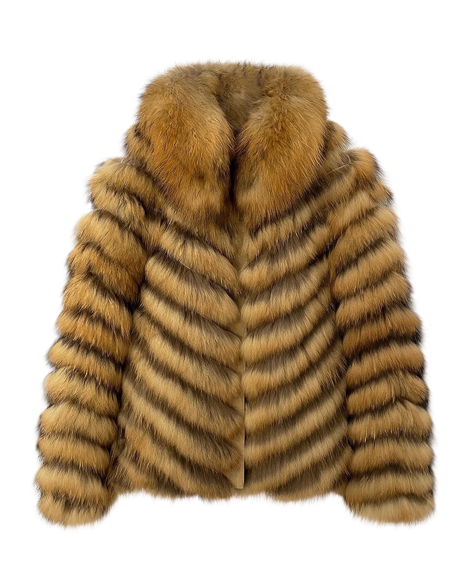 Fur jacket 'Kiana' in brown