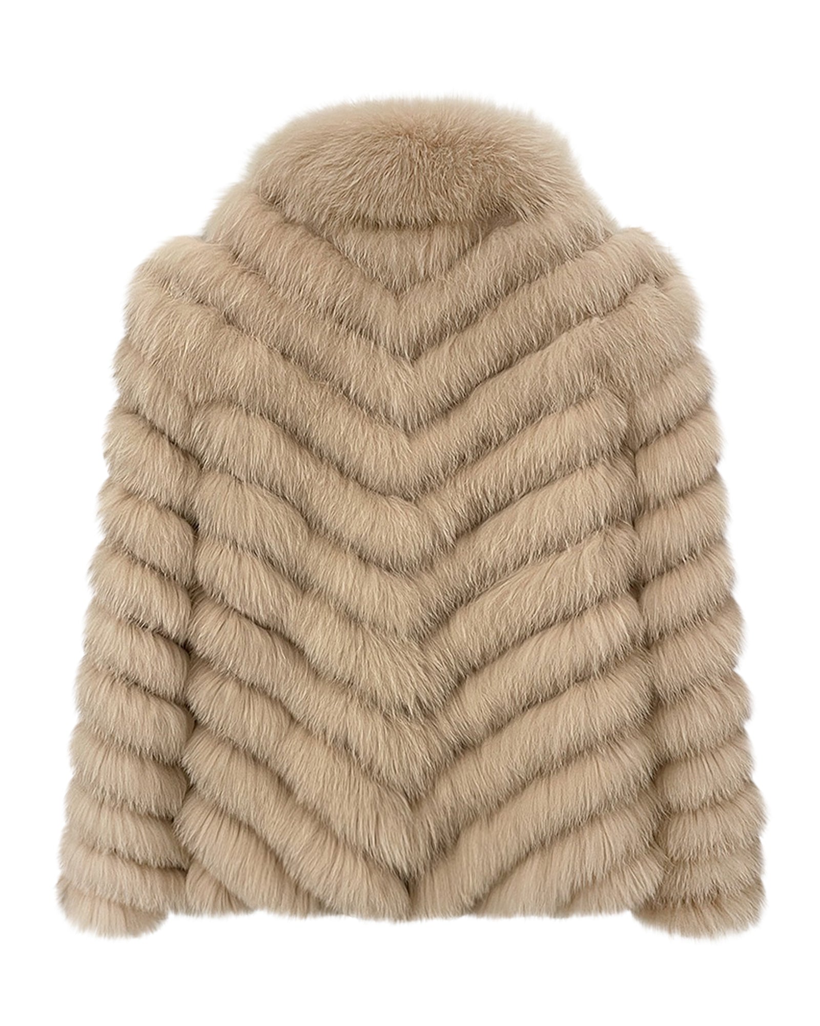 Pelzjacke 'Olivia' in beige