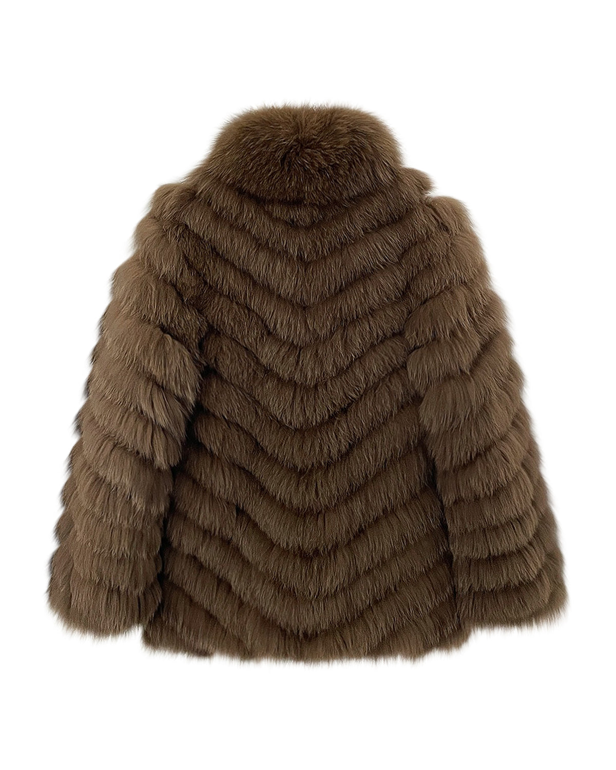 Fur jacket 'Kiana' in brown